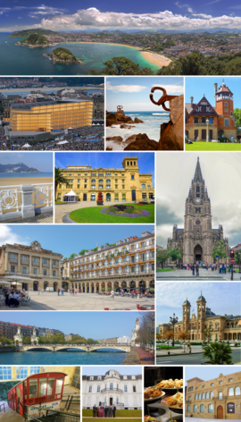 Collage della città di San Sebastián, País Vasco, España.png