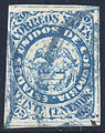 20c blue, used (No. 55)