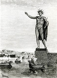 Colossus of Rhodes One of the seven wonders of the ancient world