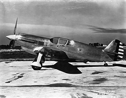 XP-46 side view
