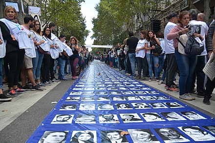 Argentines commemorate victims of military junta, 24 March 2019