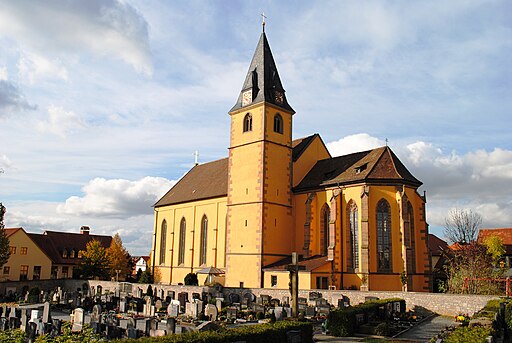 D 6 75 165 48 Kirche Heiligkreuz, Norden, Schwarzach Stadtschwarzach