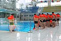 Dalian Maritime University - Students Learning Swimming