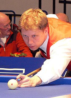 Dion Nelin Danish carom billiards player