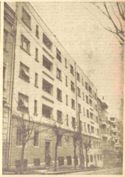 Stambena zgrada u ulici Dobračina 5 - 9, Beograd (slika iz 1948. godine)