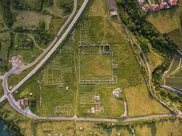 Ruins of the ancient city of Doclea