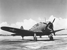 Douglas A-24 Banshee, version terrestre du SBD Dauntless utilisé par l'USAAF.