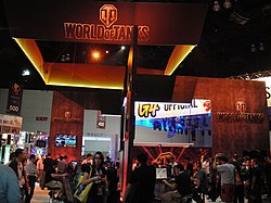 E3 2011 - World of Tanks booth (Wargaming.net) (5822683674).jpg
