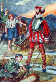Sir Edmund Butler led a revolt in 1569 after his lands were granted to an English settler Edmund Butler of Cloughgrenan.png