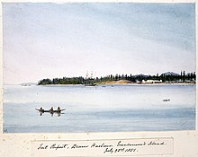 Fort Rupert, Vancouver Island, 1851 Edward Gennys Fanshawe, Fort Rupert, Beaver Harbour, Vancouver's Island, July 23rd 1851 (Canada).jpg