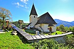 Catholic parish church hl.  John the Baptist with a cemetery