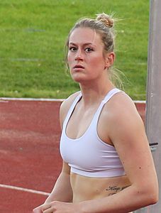 Die Kanadierin Elizabeth Gleadle erzielte 60,28 m und schied damit aus