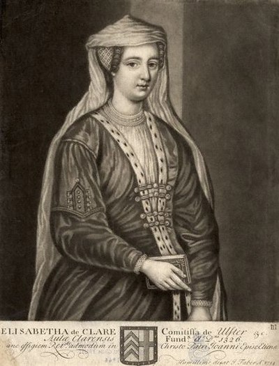 Elizabeth de Clare, 11th Lady of Clare, founder of Clare College, Cambridge