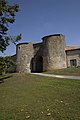 Château-Larcher, Hauptportal des Castrums, Wehrtürme