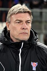 Lars Olsen, técnico das Ilhas Faroé de 2011 até 2019.