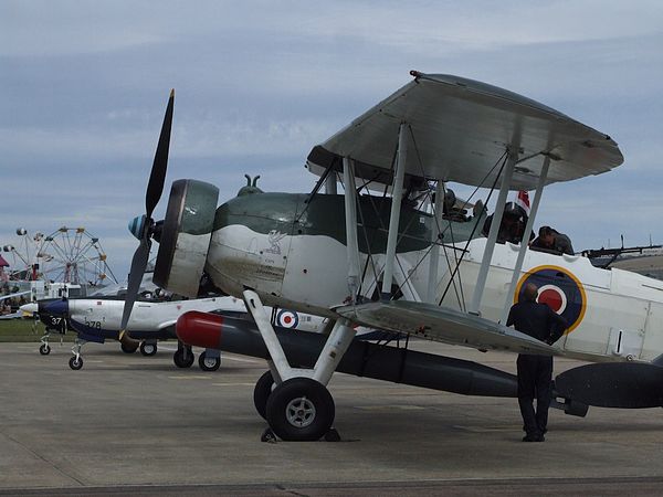 Fairey Swordfish torpedo bomber at 2011 airshow.