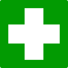 First Aid Green Cross.svg