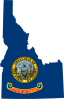 Flag-map of Idaho.svg