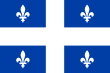 Québec – vlajka