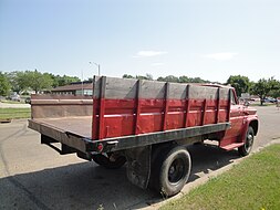 Second rear view (from the right) of the truck.