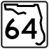 State Road 64 marker 