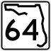 State Road 64 marker