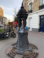 Wallace-fontenen, Lafayette Street