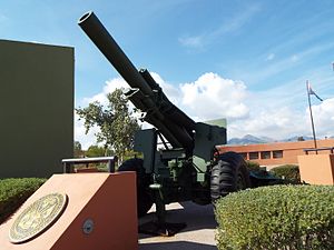 A howitzer at the Veterans Memorial