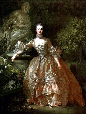 מאדאם דה פומפדור, ציור מעשי ידיו של הצייר צרפתי פרנסואה בושה.