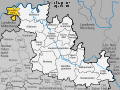 Lagekarte von Freudenberg Location map of Freudenberg (Baden)