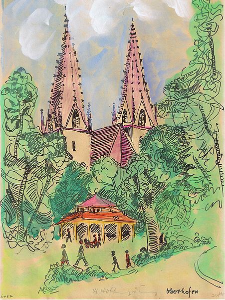 Datei:Göppingen, Oberhofenkirche, by Margret Hofheinz-Döring.JPG