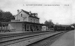 SAVIGNY-SUR-ORGE - la gare, 1904