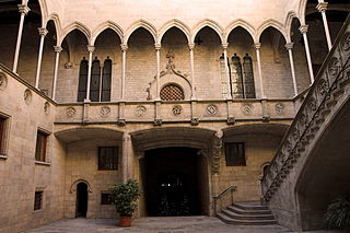 Patio del Palacio de la Generalidad de Cataluña.