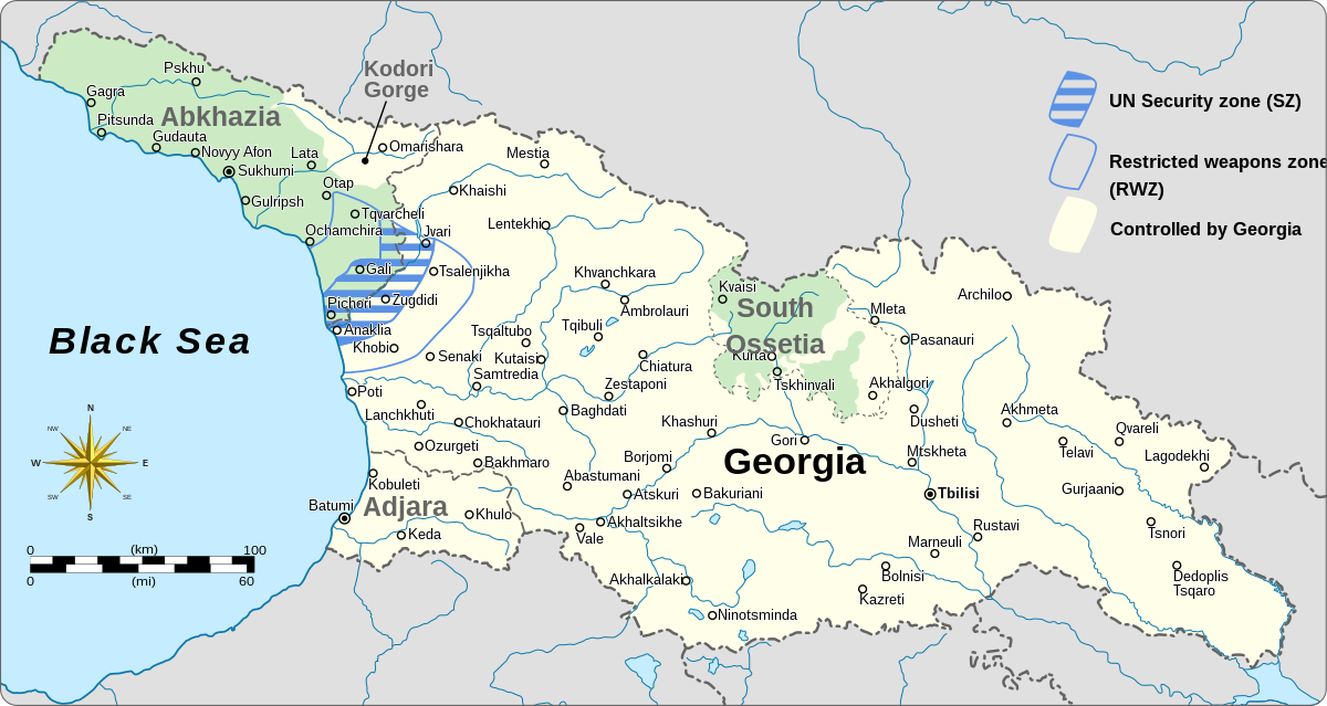 Map georgia Old Historical