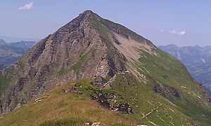 The Giferspitz from neighboring Lauenehore in the south