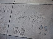 Rogers’ Hand- und Schuhabdrücke vor Grauman’s Chinese Theatre