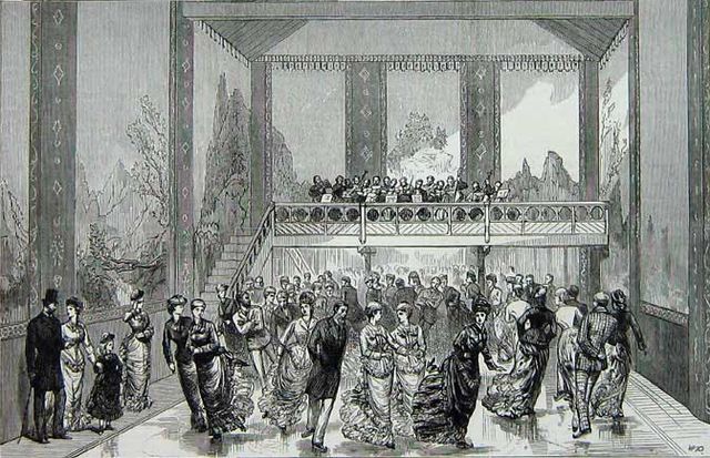 Interior of the Glaciarium in 1876