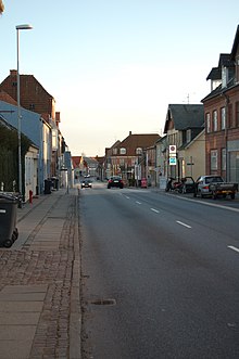 City view of Glamsbjerg.