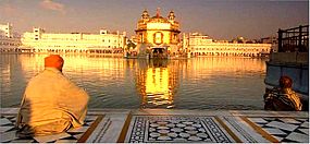 Golden temple Shimmering in Golden Morning Amritsar.jpg