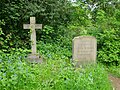 Graves along the south edge of Mill Road Cemetery, Cambridge.