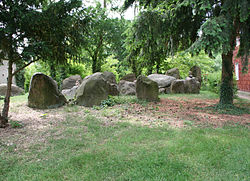 The large stone grave Winterfeld, view from the north