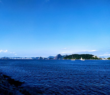 Guanabara Bay in a sunny day.