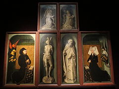 Nicolas Rolin et Guigone de Salins, Le Jugement dernier, par Rogier van der Weyden.
