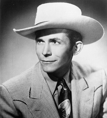 Hank Williams, depicted on an MGM publicity portrait