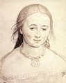 Hans Holbein, Retrat d'una dona jove