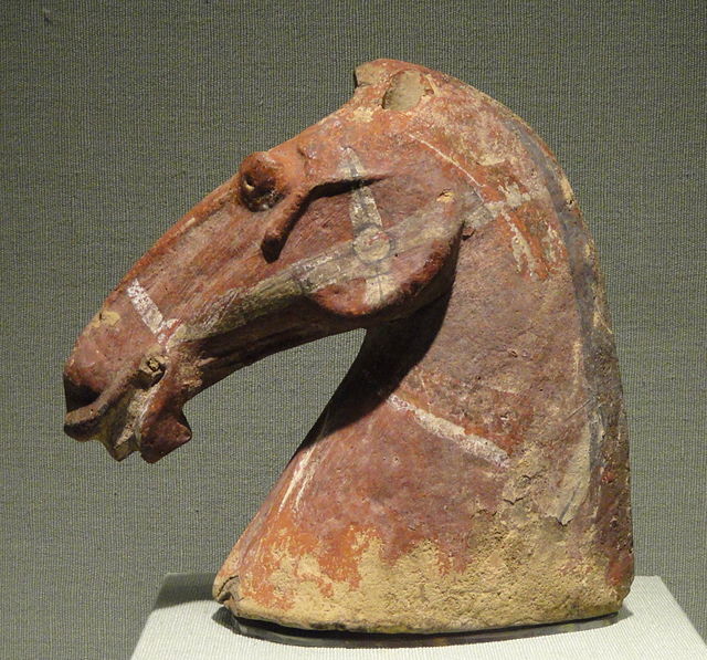 Bust of a horse, 1st century BC, Han dynasty