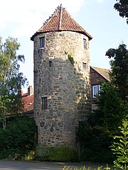 The "Owl Tower" of the medieval town wall
