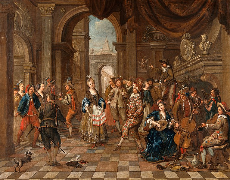 File:Hendrick Govaerts - A Party with Music and Actors Entertaining the Company.jpg