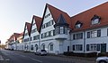 Row of residential and commercial buildings