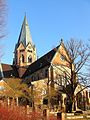 Catholic monastery church Herz Jesu